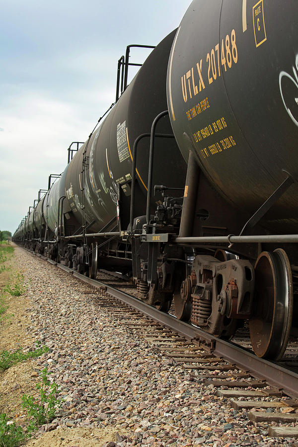 Oil Tanker Train #1 Photograph by Jim West