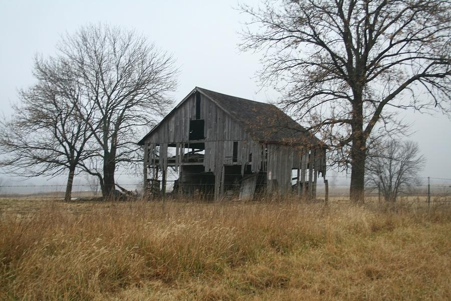 Fall Photograph - Old Barn #1 by Eddie Miller