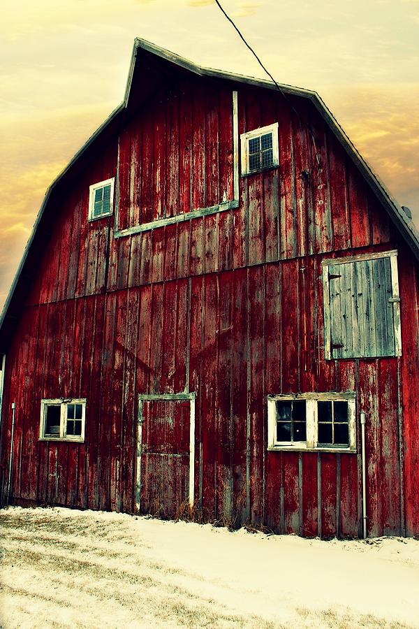 Old Barn Front Photograph by Laura Hubka - Fine Art America