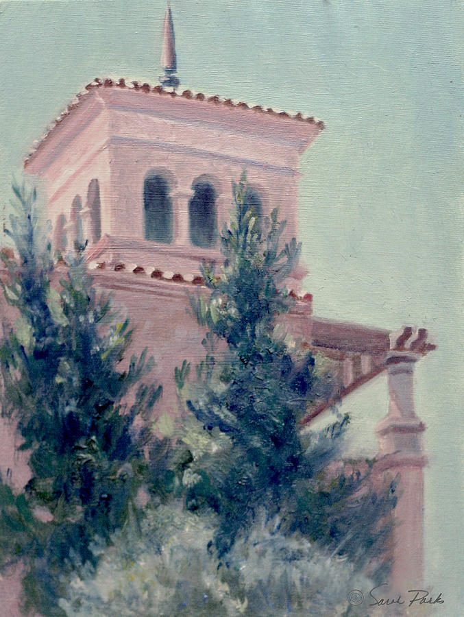 Old Bell Tower Painting by Sarah Parks