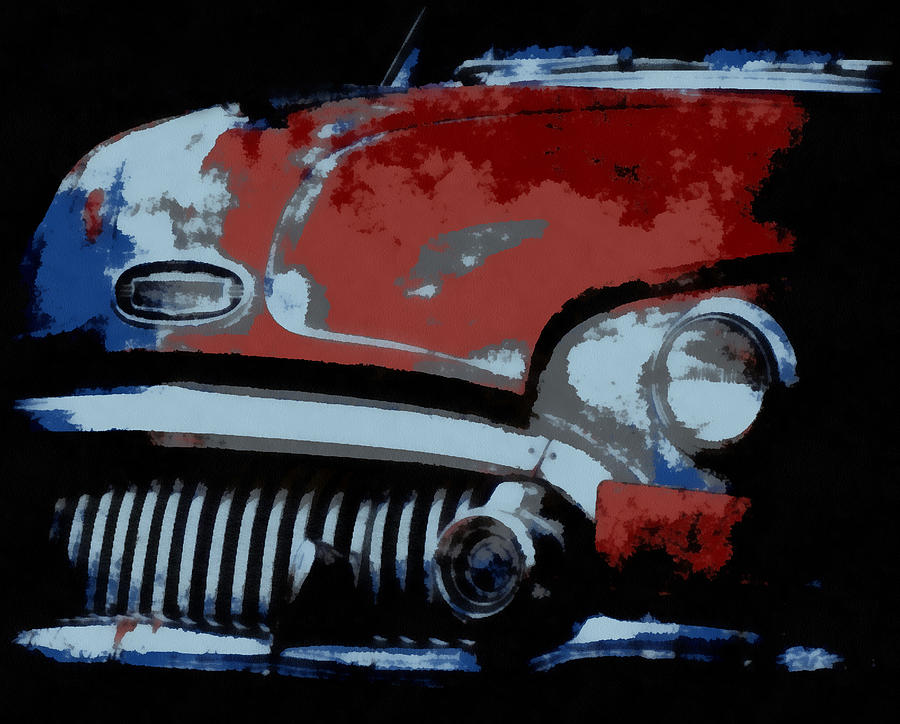 Old Buick #1 Digital Art by Ernest Echols