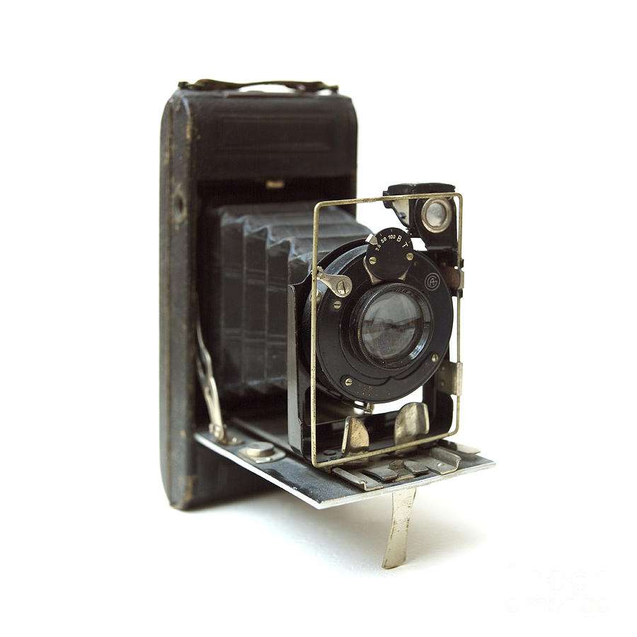 Camera Photograph - Old camera #1 by Bernard Jaubert