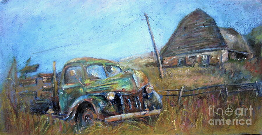Old Car  #1 Painting by Jieming Wang