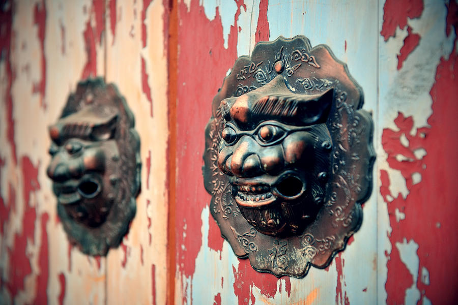 Old door #1 Photograph by Songquan Deng