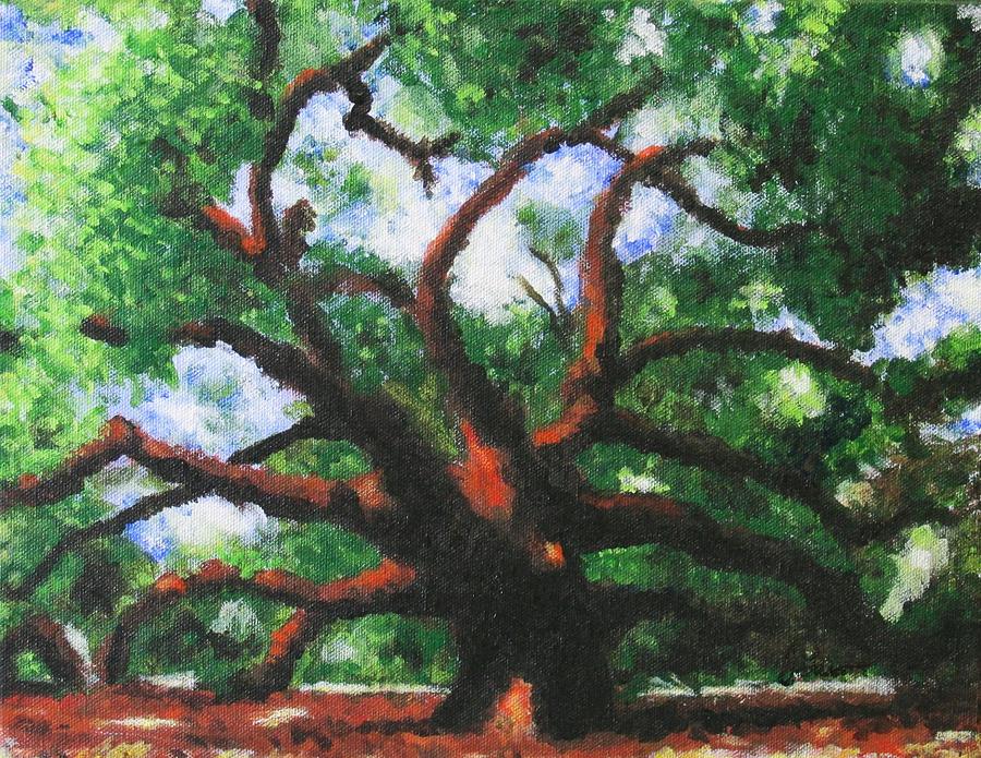 Old Florida Oak Painting by John Lasco | Fine Art America