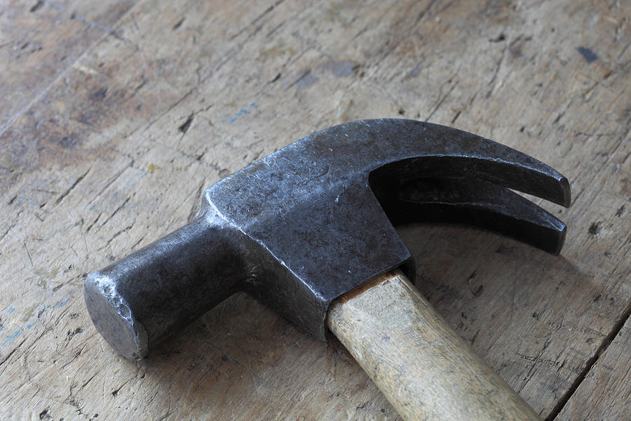 Old framing hammer #1 Photograph by Ulrich Kunst And Bettina Scheidulin