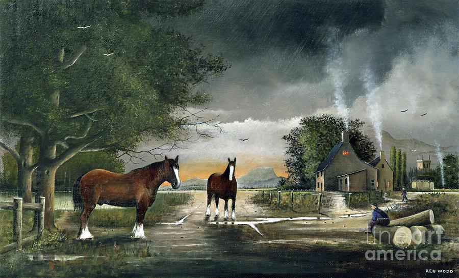Old Friends - English Countryside Painting by Ken Wood
