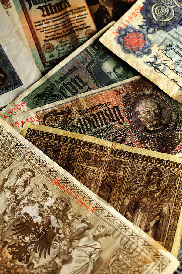 Old German Banknotes Photograph by Falko Follert - Pixels