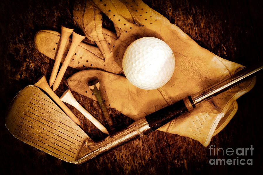 Golf Photograph - We Are Not Old We Are Vintage by Charline Xia