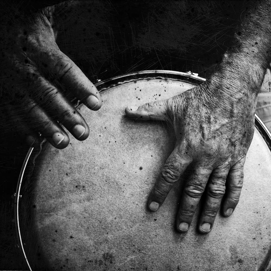 Old Man Playing Congas #1 Photograph by Thepalmer