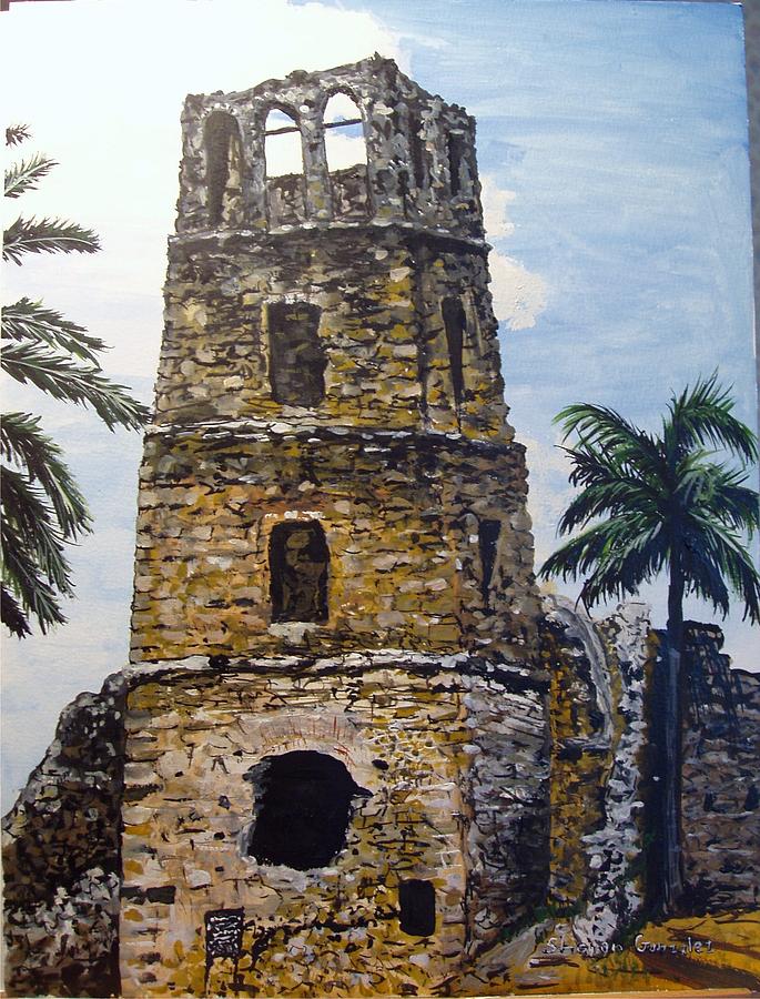 Architecture Painting - Old Panama #1 by Sharon  De Vore