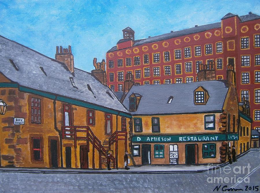 Old Port Glasgow Painting by Neal Crossan | Fine Art America