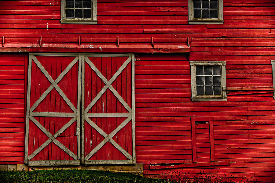 Old Red Barn #1 Photograph by Bonnie Bruno