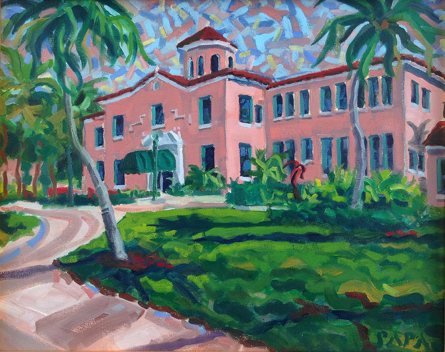 Old School at Delray #1 Painting by Ralph Papa