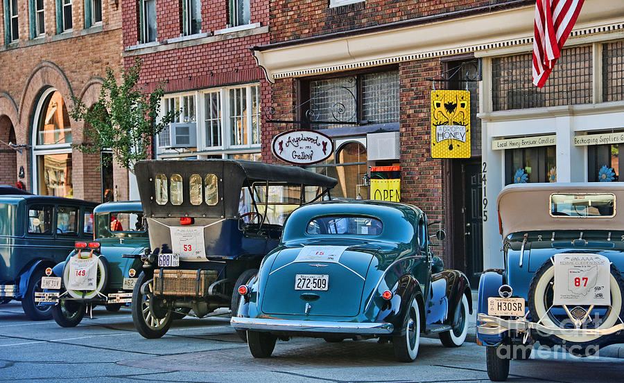 Old Time Car Rally Historical Vehicles Grand Rapids Ohio 0527 ...