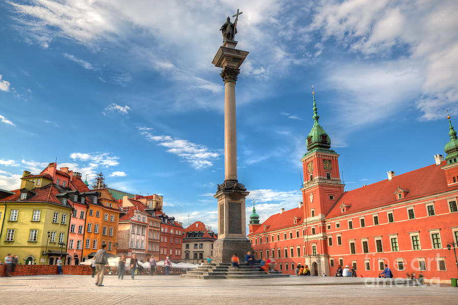 Old town in Warsaw Poland #1 Photograph by Michal Bednarek