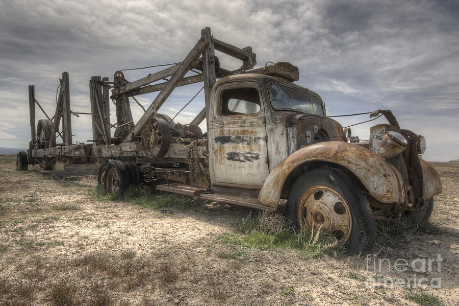 Old Truck Photograph by Angela Moyer