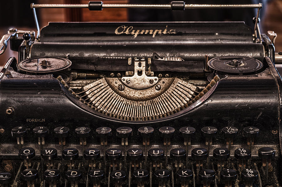 Old typewriter #1 Photograph by Paulo Goncalves