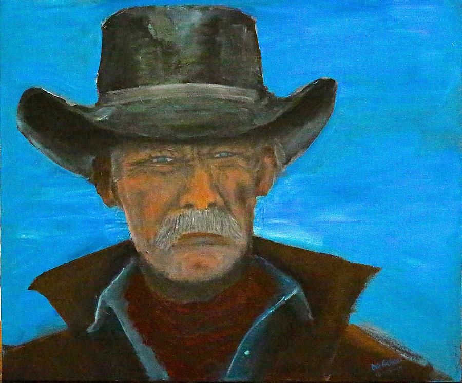 Cowboy Painting - Ole Cowboy #1 by Bob Hasbrook