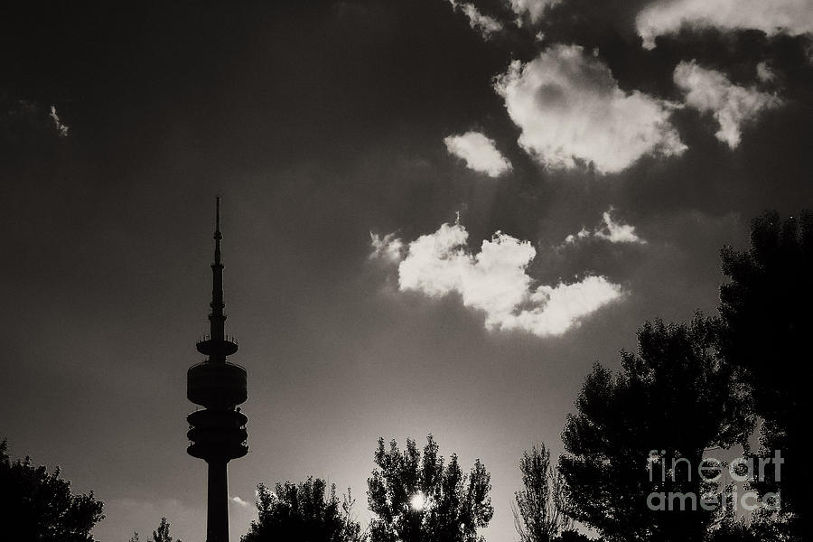 Olympic Tower Munich #1 Photograph by Rudi Prott