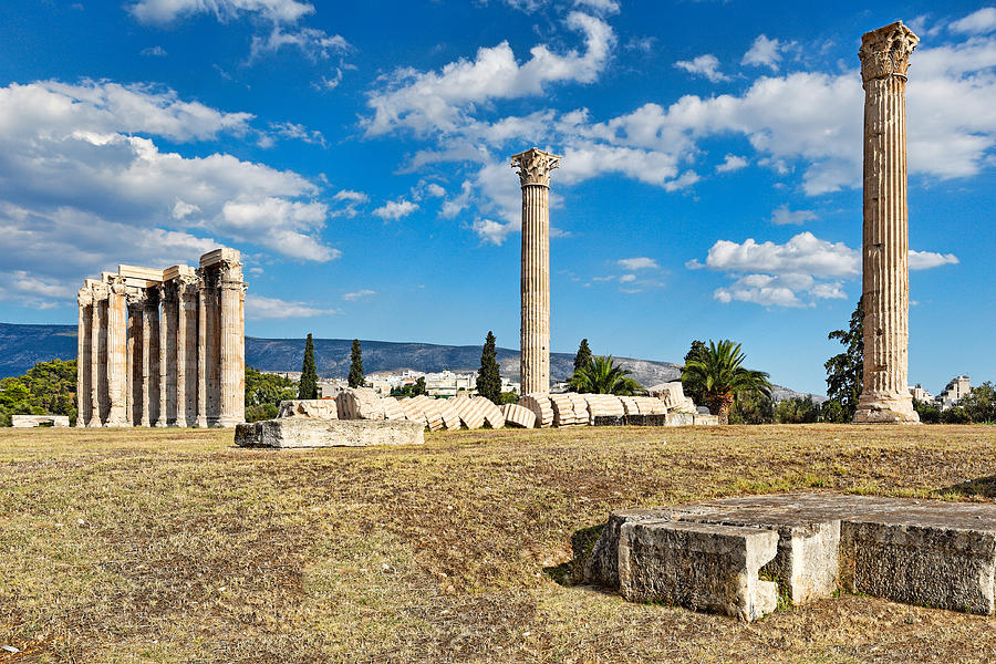 Olympieion - Greece Photograph by Constantinos Iliopoulos - Fine Art ...