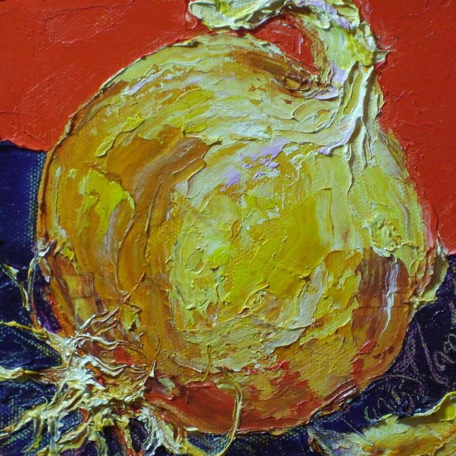 Onion #2 Painting by Paris Wyatt Llanso