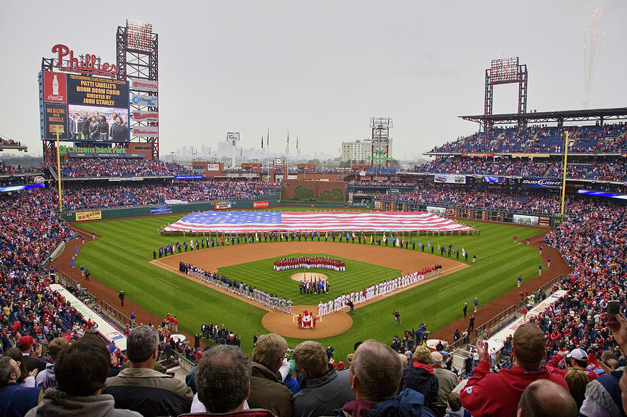 Opening Day Ceremonies Featuring #1 Photograph by Panoramic Images