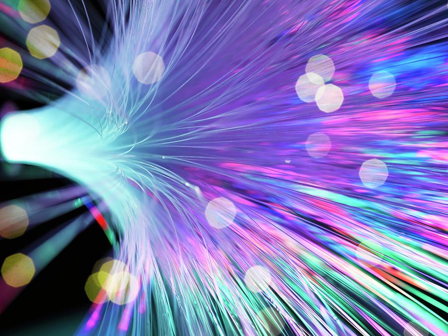Optical Fibres #1 Photograph by Tek Image/science Photo Library