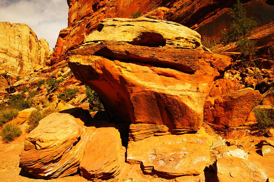 Orange Rock #1 Photograph by Jeff Swan