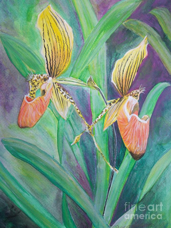 Orchid Painting - Orchid 2 #1 by Sharon Wilkens