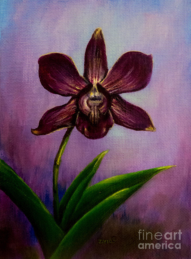 Orchid Painting by Zina Stromberg