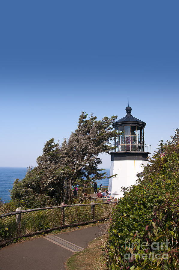 Oregon Lighthouse #1 Photograph by Brenda Kean