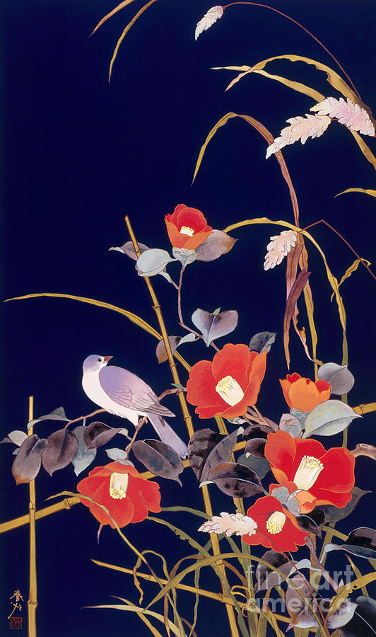 Oriental Wildflowers #1 Digital Art by MGL Meiklejohn Graphics Licensing