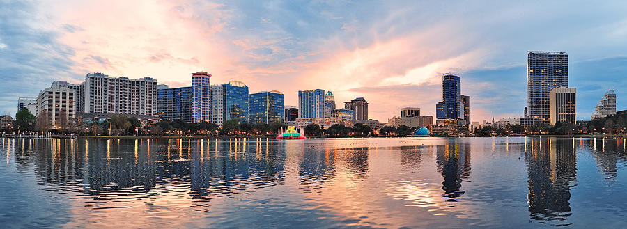 Orlando panorama  #1 Photograph by Songquan Deng