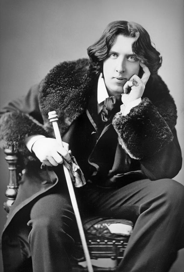 Vintage Photograph - Oscar Wilde 1882 #1 by Mountain Dreams