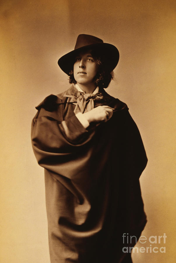 Oscar Wilde by Napoleon Sarony, albumen print Photograph by Napoleon Sarony