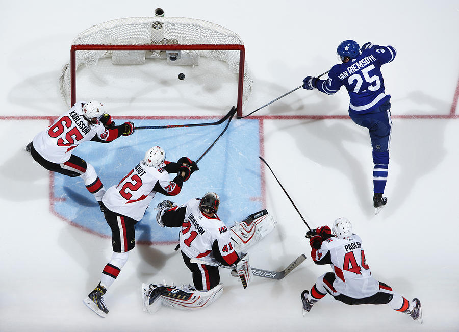 Ottawa Senators v Toronto Maple Leafs #1 Photograph by Mark Blinch