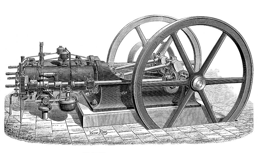 Otto Gas Engine #1 Photograph by Science Photo Library