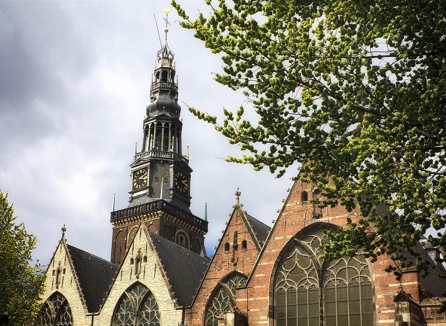 Oude Kerk Amsterdam #1 Photograph by Shirley Mitchell