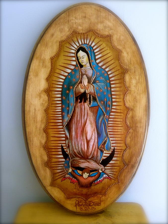 Our Lady Of Guadalupe Painting By Fanny Diaz   1 Our Lady Of Guadalupe Fanny Diaz 