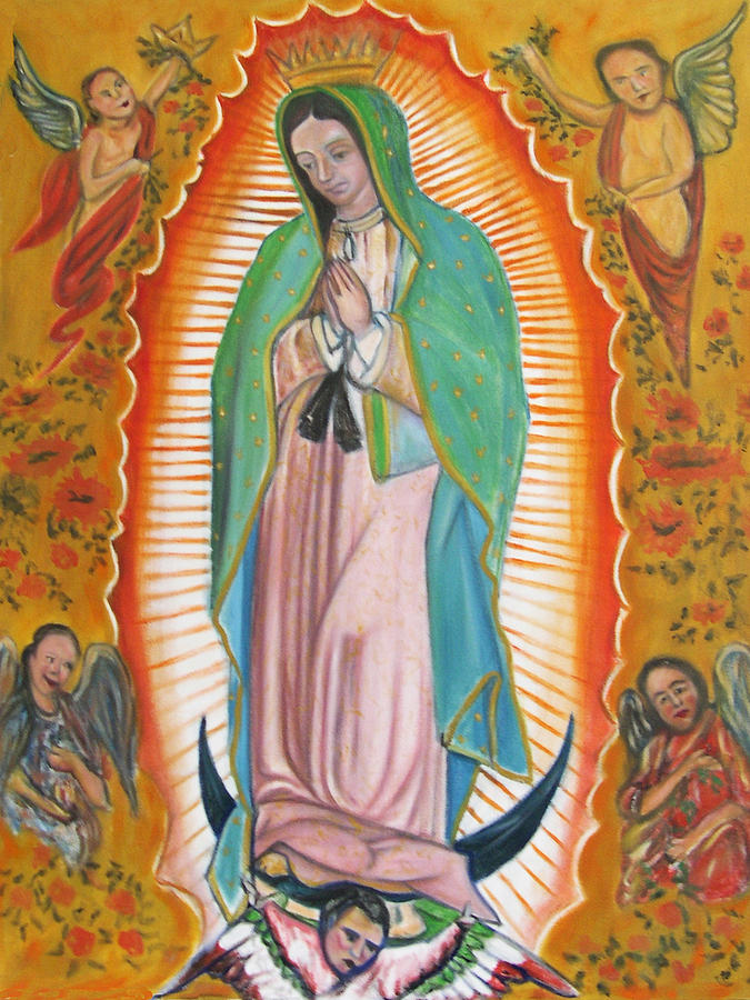 Our lady of Guadalupe Painting by Pacifico Palumbo - Fine Art America