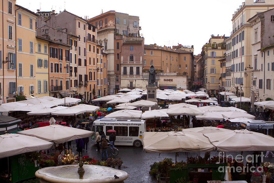 Outdoor Market, Rome #1 Photograph by Tim Holt