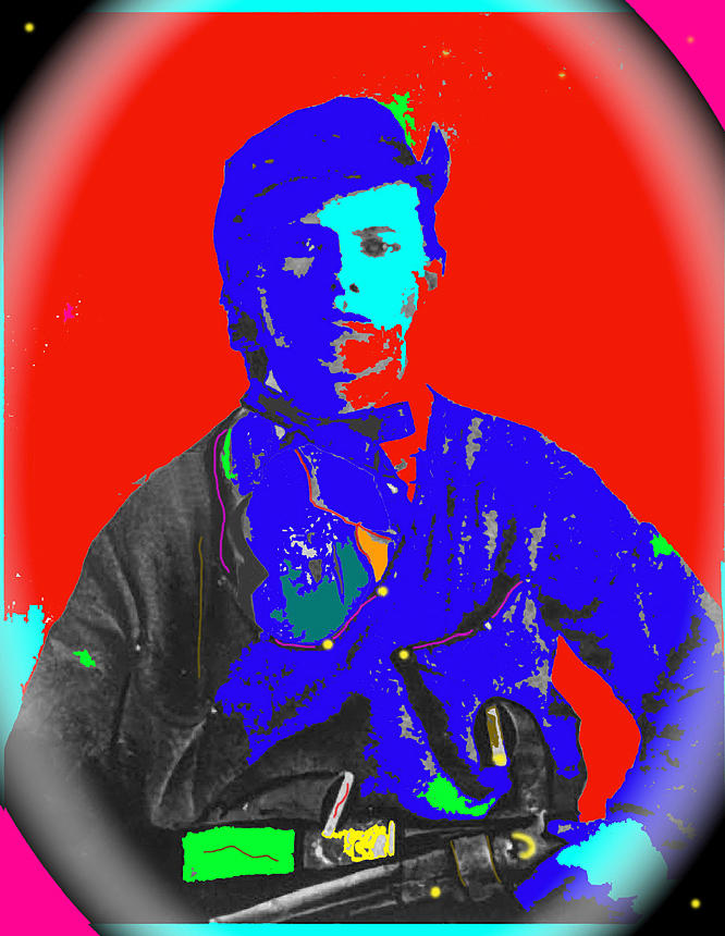 Outlaw Gang Leader Train Bank Robber Murderer Jesse James Collage 1864-2009 #3 Photograph by David Lee Guss