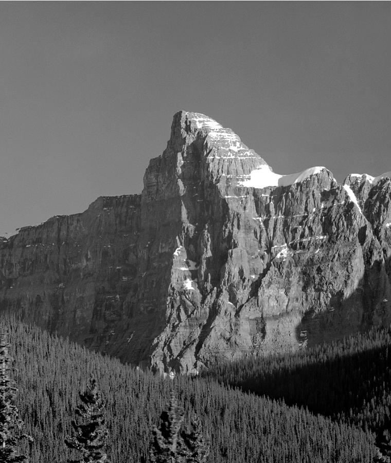 1M3621-BW-V-Outlier of Mt. Murchison  Photograph by Ed  Cooper Photography