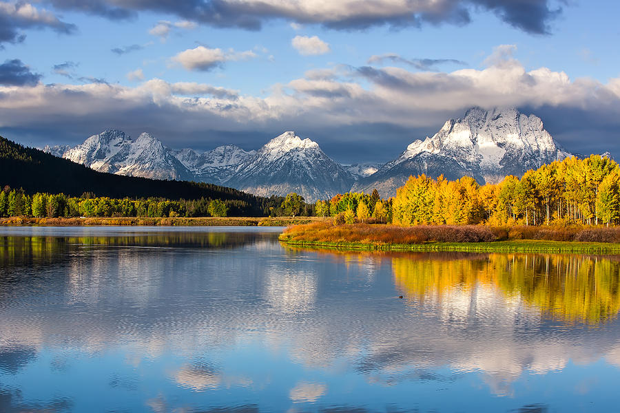 Oxbow Bend Morning Sky Photograph by Jennifer Grover | Fine Art America