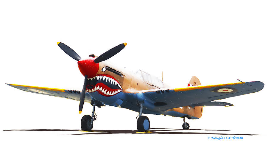 P-40E Warhawk #1 Digital Art by Douglas Castleman