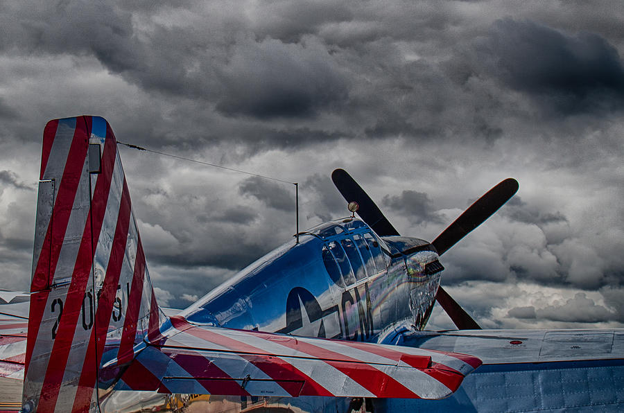 Airplane Photograph - P-51 Mustang  #1 by Mike Burgquist