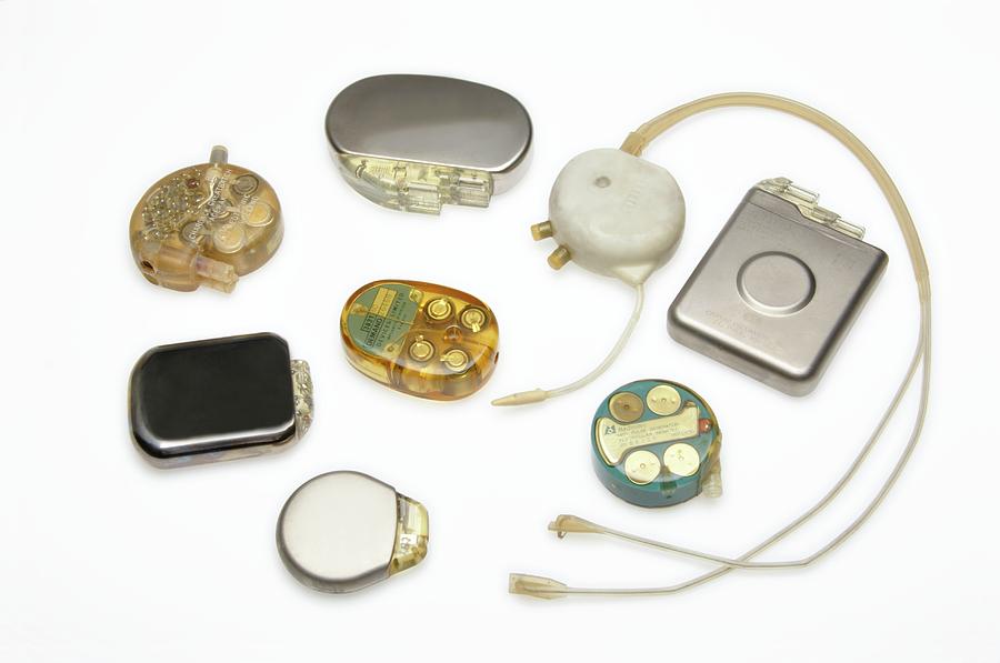Pacemaker Comparison #1 Photograph by Medical Photo Nhs Lothian/science Photo Library