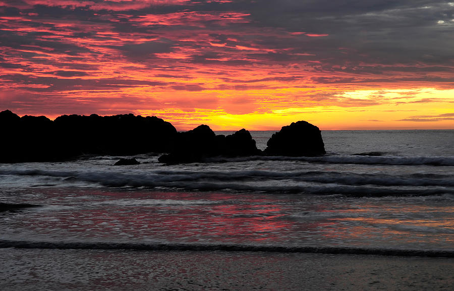 Pacific Coast Sunset #1 Photograph by Theodore Clutter
