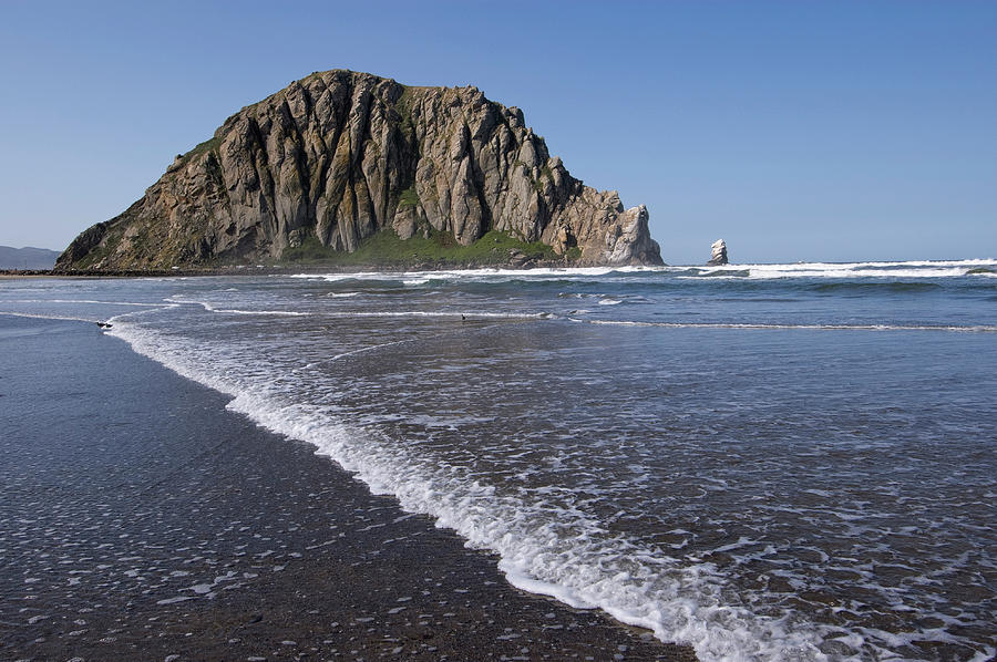 Pacific Ocean Landscape With Morro Rock #1 Photograph by John Elk